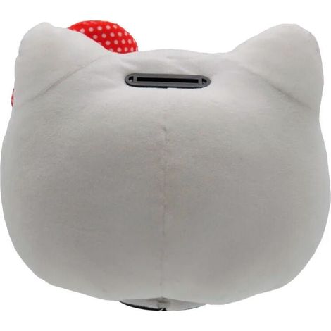 Tirelire Hello Kitty en peluche pour enfants, design mignon, matière douce