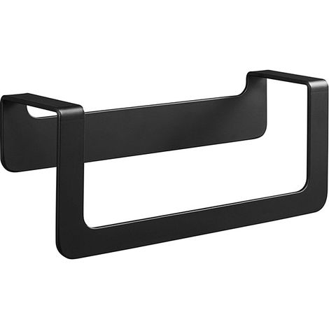 PORTASCIUGAMANI AD ANELLO SKYLINE IN ACCIAIO NERO (1/3)
