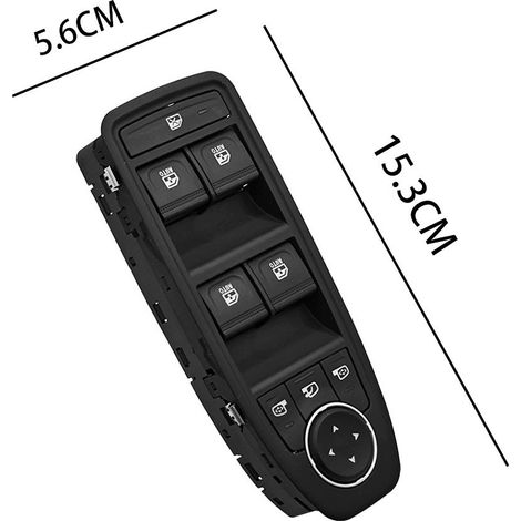 254014643R is for left-hand drive electric window switch of Renault Captur CLIO cars. (1/4)
