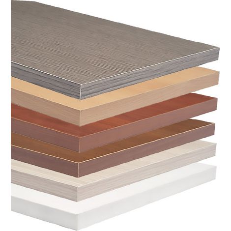 5PZ MENSOLA IN TRUCIOLARE 'ECOPAN' 60 X 40 X 1,8 - FRASSINO BIANCO