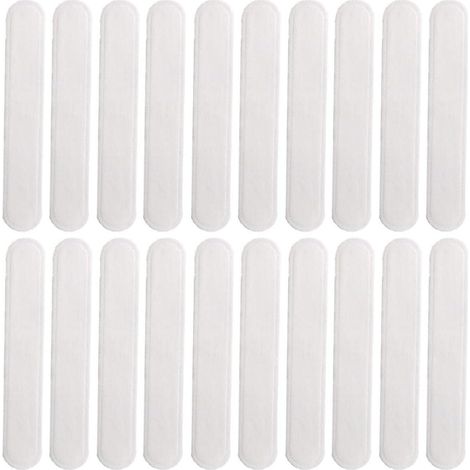Coussinets absorbants blancs Healeved, 100 pièces, pour chapeaux, en tissu non tissé, sans résidus,