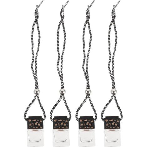 de 4 flacons de parfum suspendus pour voiture diffuseurs de
