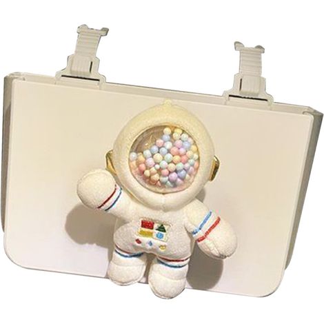Sac suspendu revers appuie-tête voiture plastique pliable organisateur siège arrière léger poubelle rangement astronaute (1/5)