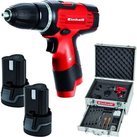 Trade Shop - Taladro Atornillador De Doble Batería De Litio Einhell Th-cd 12-2 Li Kit - (1/5)