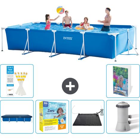 Rechteckiger Frame Pool - 450x220x84 cm - 7-teilig S60