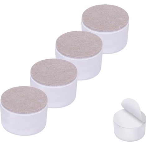 Risers de lit Rehausseurs de Meubles Ajoutent Une Hauteur de 2 Pouce, Acier Solide Supportent 10000 Livres, Rehausseur de Table, Chaise ou Rehausseur de Canapé, Ensemble de 4 Furniture Riser (1/5)