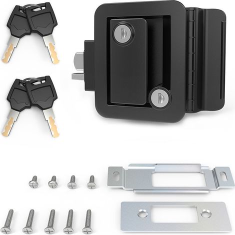 Serrure de camping-car en alliage de zinc à ouverture intérieure et extérieure, serrure de panneau de voiture de type boîtier, serrure technique spéciale, serrure de porte mécanique (1/5)