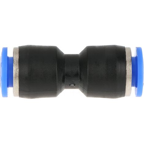 20 raccords pneumatiques droits à insertion pour tubes de 6 mm de diamètre extérieur (1/4'') (1/5)
