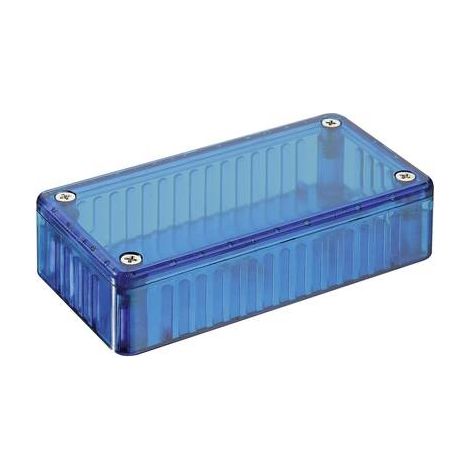 Boîtier universel Hammond Electronics 1591 DTBU Polycarbonate bleu 150 x 80 x 50 1 pc(s) (1/2)
