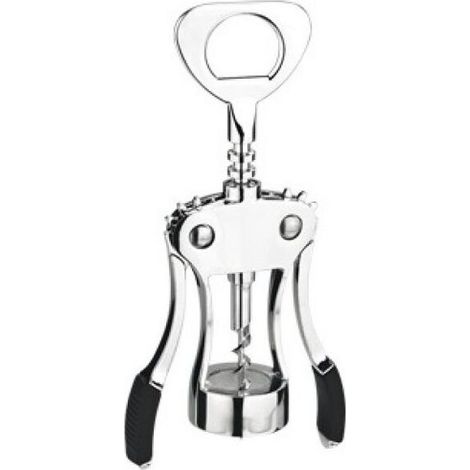 Tire-Bouchon Ailettes - Acier Inoxydable - Pour Bouteilles Vin - Usage Professionnel et Domestique - 1 Pièce (1/4)
