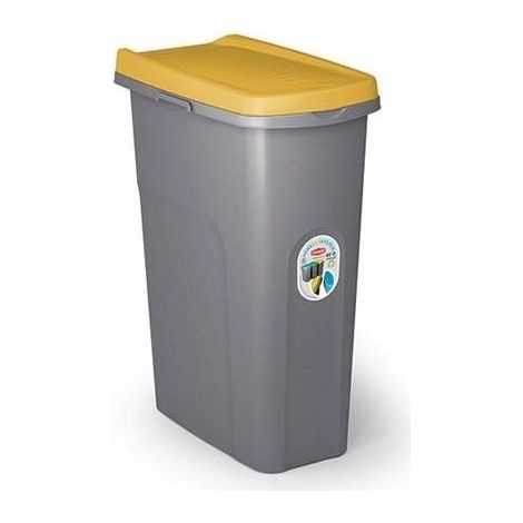 Pattumiera Home Eco System Gr/Giallo L 40 Stefanpl