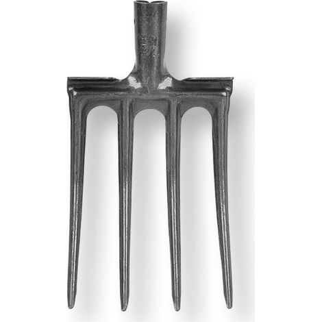 Digging Fork Garden Fork High Carbon Steel Anti-Breakage Digging Fork Garden Tool Hand Fork for Farms Ranchs (4 Teeth) (1/5)