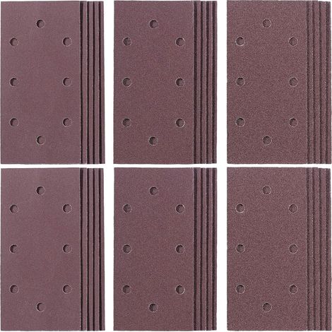 Einhell 30 Piece Q-Stick Sandpaper 1/3 Sheet Sander 93 x 187 60 120 180 Grits (1/3)