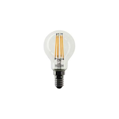 LAMPADA FILO LED SFERA ZAFIRO E14- - 4W - 4000 °K naturale - 470 lm - 45x84h - 2 blister BEGHELLI