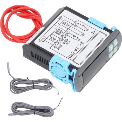 Wasserdichter Kühl- und Abtau-Thermostat, digitaler Temperaturregler für Gefrierschränke und Kühlräume, AC220V (1/5)