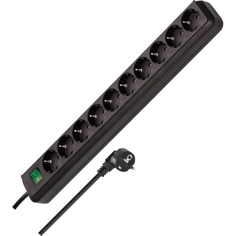 Brennenstuhl, Eco-Line con interruttore presa multipla a 10 nero 3 m (1/5)