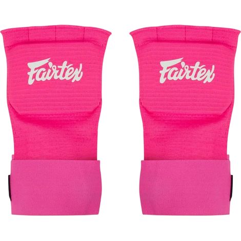 Gants, bandages, bandes de boxe Fairtex Quick Wraps HW3 roses L/XL (1/2)