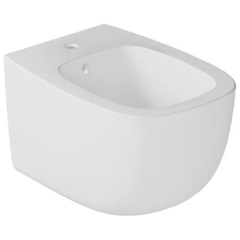 Bidet Lola Sospeso Galassia 58x36 cm  Monoforo Bianco Lucido