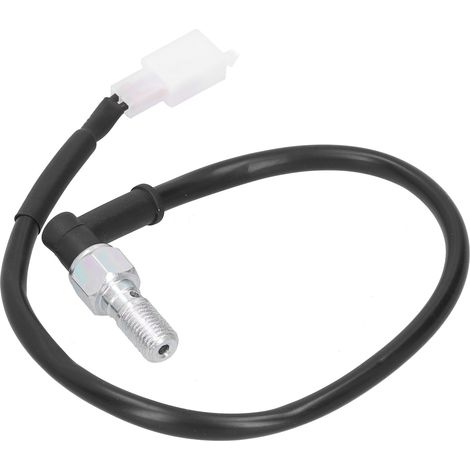 Interrupteur de feu stop hydraulique en acier, boulons M10x1,25, pas de vis pour système de freinage hydraulique à une seule ligne (avec fiche) (1/5)