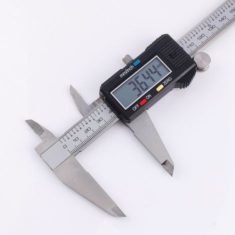 0–200 mm LCD-Digitalmessschieber, elektronisches Messinstrument aus Edelstahl (1/5)