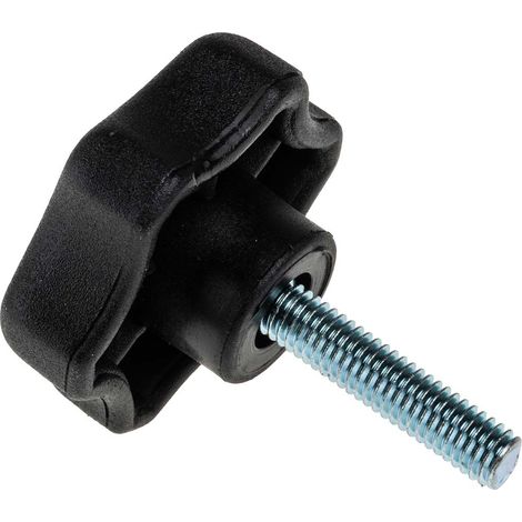 Bouton de serrage RS PRO M6 x 25mm ( Prix pour Paquet de 10 )