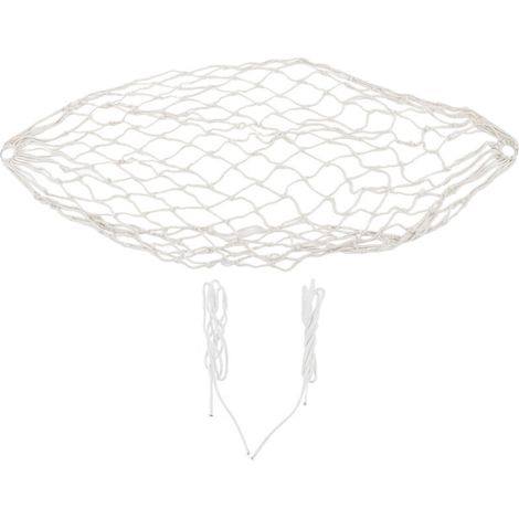 Hamac en corde de coton tissé à la main, capacité de 264,6 lb, hamac portable en maille de corde de coton pour extérieur, intérieur, patio, cour,DUBUNS (1/5)