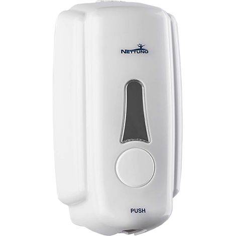 DISPENSER A MURO PER SAPONE IN SACCA 'T-SMALL' per saponi mousse - bianco  - NETTUNO