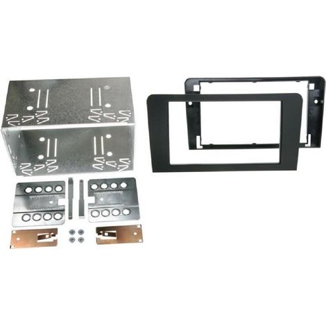 Kit Facade Autoradio FA20141 compatible avec Audi A3 8P 03-12 Rubber touch