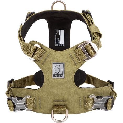 Pettorina per cani KHAKI Adventure SOFT TRUELOVE XXS (1/5)