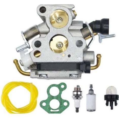 Carburateur avec filtre à air, bougie d'allumage pour Husqvarna 135 140 435 435E 440 440E Jonsered CS2240 CS2240S CS410 Tronçonneuse remplace C1T-EL41, C1T-EL41A, 506450501