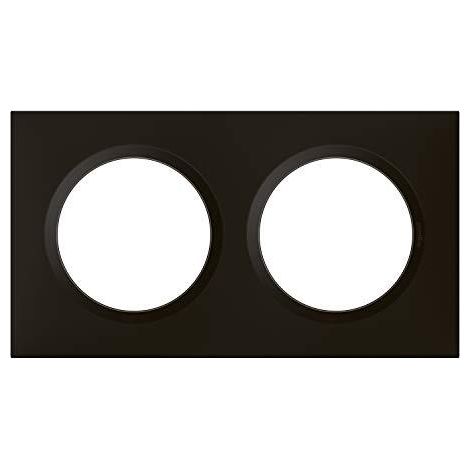 Legrand Dooxie Plattenfinish Schwarz Velvet 160x80 mm