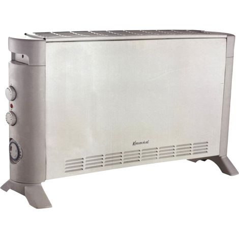 Termoconvettore da Terra con Timer 3 Livelli di Potenza 2000 Watt (1/2)
