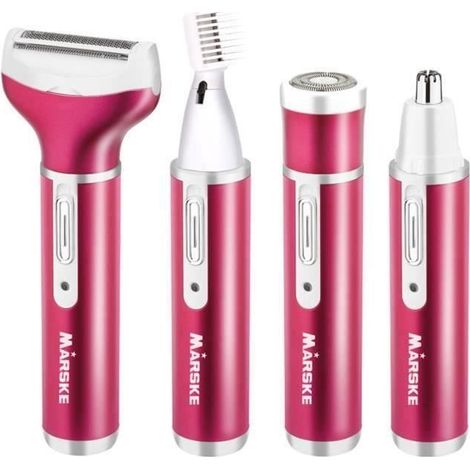 Bikini Tondeuse, épilateur rasoir 4 en 1 électrique femmes rasoir - Lady Rasoir - nez Tondeuse - Tondeuse sourcil L674 @R7 (1/3)