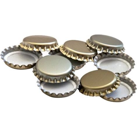 tappi a corona mm 29 con guarnizione interna 200 pz  grandi  ferr 267915 (1/2)
