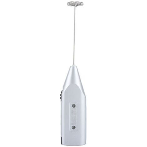 Frullatore elettrico portatile per latte, mini frullatore manuale a batteria, miscelatore per bevande in acciaio inossidabile e mini frullatore, accessori per cucina per caffè e matcha (1/4)