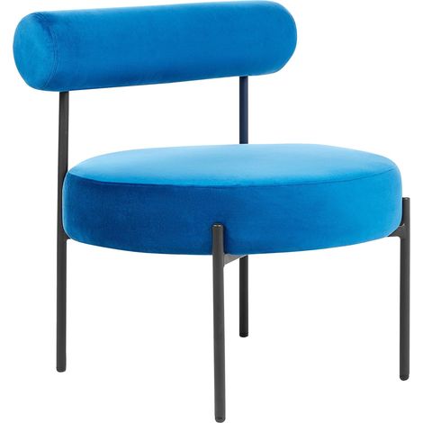 Armchair ALPHA Velvet Navy Blue (1/5)