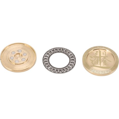 Boussole magnétique antidérapante anti-stress ronde portable EDC, jouet de glissement de décompression (1/5)