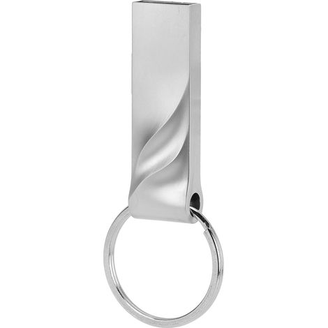 Clé USB 32GB en Métal Argenté - Mini Design Épuré, USB 2.0 Portable pour Fichiers et Sauvegarde (1/5)