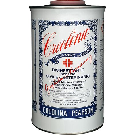 CREOLINA PEARSON ORIGINALE DISINFETTANTE 1 L- GUGLIELMO PEARSON- 12,0 pz