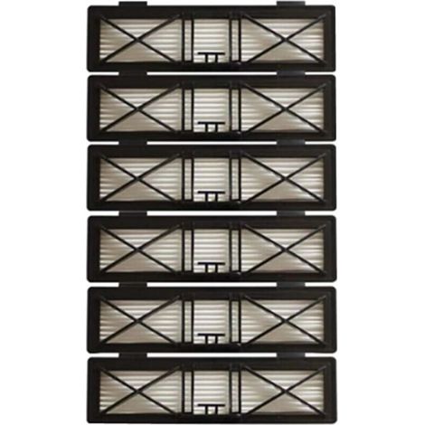 Lot de 6 filtres HEPA pour Neato Botvac D7 D3 D4 D5 D6 D70 D75 D80 D85 pour filtres Neato Botvac 75e 80 85 pièces-- (1/5)