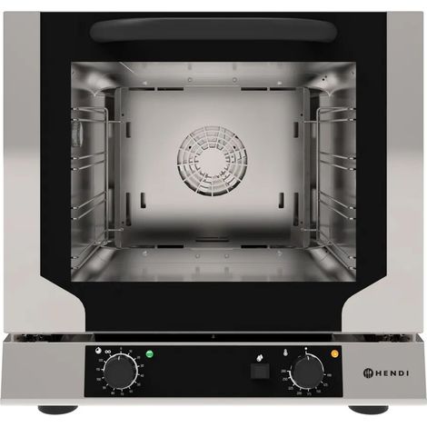Four à convection compact avec humidificateur, 220-240V/3100W, 590x709x(H)589mm - Hendi