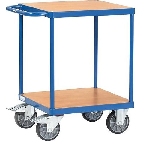 Chariot à plateaux lourds fetra® 2496 Plateau 600x600mm
