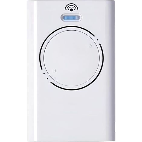 Télécommande Portail - 868 MHz - 2 Canaux - Compatible XT2 XT4 DL2 TML2 - Rolling Code - Batterie Lithium 240 mAh - Blanc - 1 Pièce (1/5)