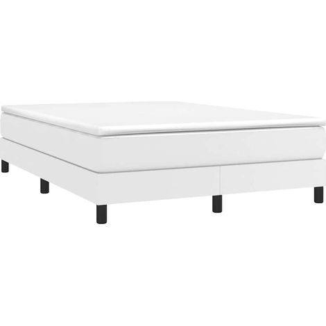 Struttura Letto a Rete a Molle Bianco 140x200 cm in Similpelle vidaXL (1/5)