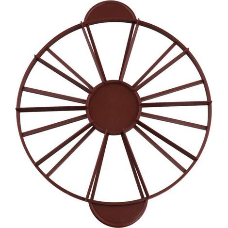Tranche de Gateau 10 / 12 Pieces Diviseur Marqueur Part Egale Rouge Fonce (1/4)