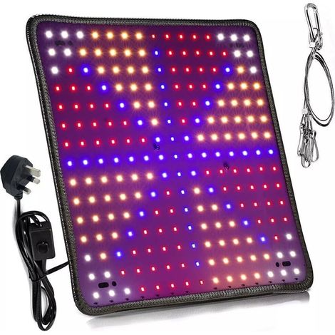 Panneau Lumineux LED Pour Plantes - 225 LED Plein Spectre Rouge Bleu Orange Blanc - 8500 W Équivalent - Pour Culture Intérieure Légumes Fleurs - 1 Pièce (1/5)