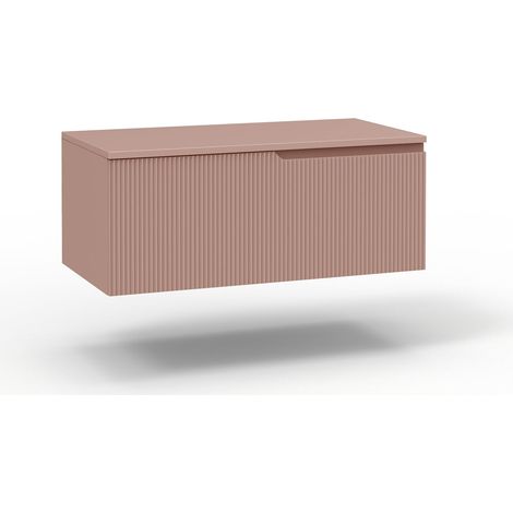 Base con top 1 cestone ZIP rosa cipria (1/3)