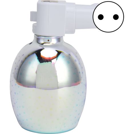 Chauffe-cire électrique 3D, diffuseur de parfum à brancher, brûleur de cire sans fumée, veilleuse pour la maison, le bureau ou l'hôtel, prise UE 220 V (1/5)