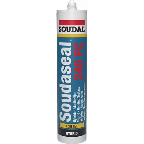 SOUDAL Adesivo e Sigillante Soudaseal 240FC bianco cartuccia da 290ml - 101364