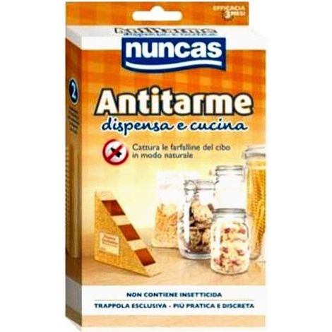 Antitarme per Dispensa e Cucina 2 trappole Nuncas
